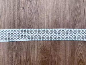 Zeal White Water Soluble Milk Silk Ribbon Hollow Lace Trim Fabric <span class=keywords><strong>para</strong></span> decoración de bordado <span class=keywords><strong>en</strong></span> vestidos de novia prendas de vestir - Product Image 4