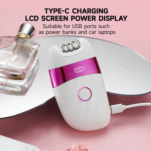 Phụ nữ mặt Máy Cạo Lông Thiết kế di động mặt Máy Cạo Lông Mặt tẩy lông cho phụ nữ không dây không thấm nước Tóc Loại bỏ thiết bị - Product Image 5