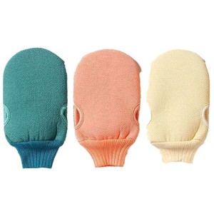 Pink Double Sided Bath Scrubber Towel Set With Coarse Sand Thickened Sponge For Adult Bathing Essentials - Product Image 5