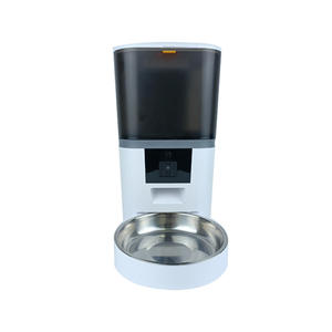 Comedero Portátil Plegable de 6L para Mascotas, con Doble Tazón, Dispensador Inteligente de Comida para Perros y Gatos - Product Image 1