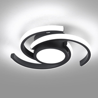 Plafonnier LED géométrique moderne, 3 couleurs, design simple, lampe de plafond pour salon, salle à manger, chambre à coucher, décoration