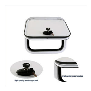 Meilleure qualité accessoires de Camping RV <span class=keywords><strong>coin</strong></span> rond blanc camping-car porte à bagages pour remorque camping-car - Product Image 2