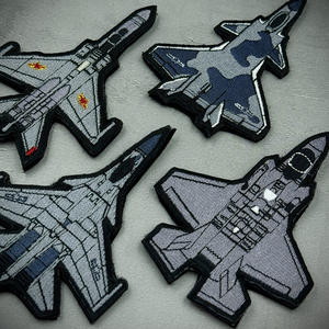 Su-35, J-20, 및 미 F-22 전술기 자수 패치 뱃지 - Product Image 2