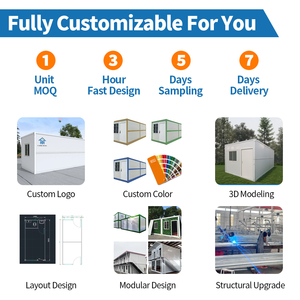 Công nghệ cao 20ft di động gấp prefab nhà Úc tiêu chuẩn văn phòng nhà <span class=keywords><strong>CONTAINER</strong></span> khung thép với bánh sandwich Bảng điều khiển - Product Image 4