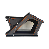 Tente de toit pour voiture, coque rigide en aluminium, Oxford imperméable, pliable, tente de camping à installation rapide pour SUV/pick-up, utilisation quatre saisons