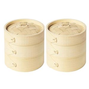 <span class=keywords><strong>Acheter</strong></span> un cuiseur vapeur en bambou près de chez moi, cuisine de restaurant, grande capacité alimentaire, 28-32 cm, avec panier, commercial, pour riz, à gaz - Product Image 1