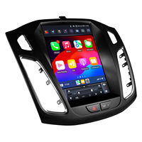 CARUPEZ Layar Sentuh Android DSP 9.7 inci, Stereo Mobil Android Auto untuk Ford Focus 3 MK3 2011-2019, Navigasi GPS