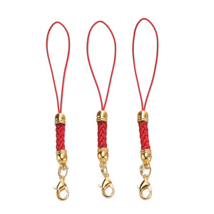 Cordón colorido para teléfono móvil con dije chapado en oro y cuerda trenzada para decoración de bolsos o teléfonos - Product Image 5