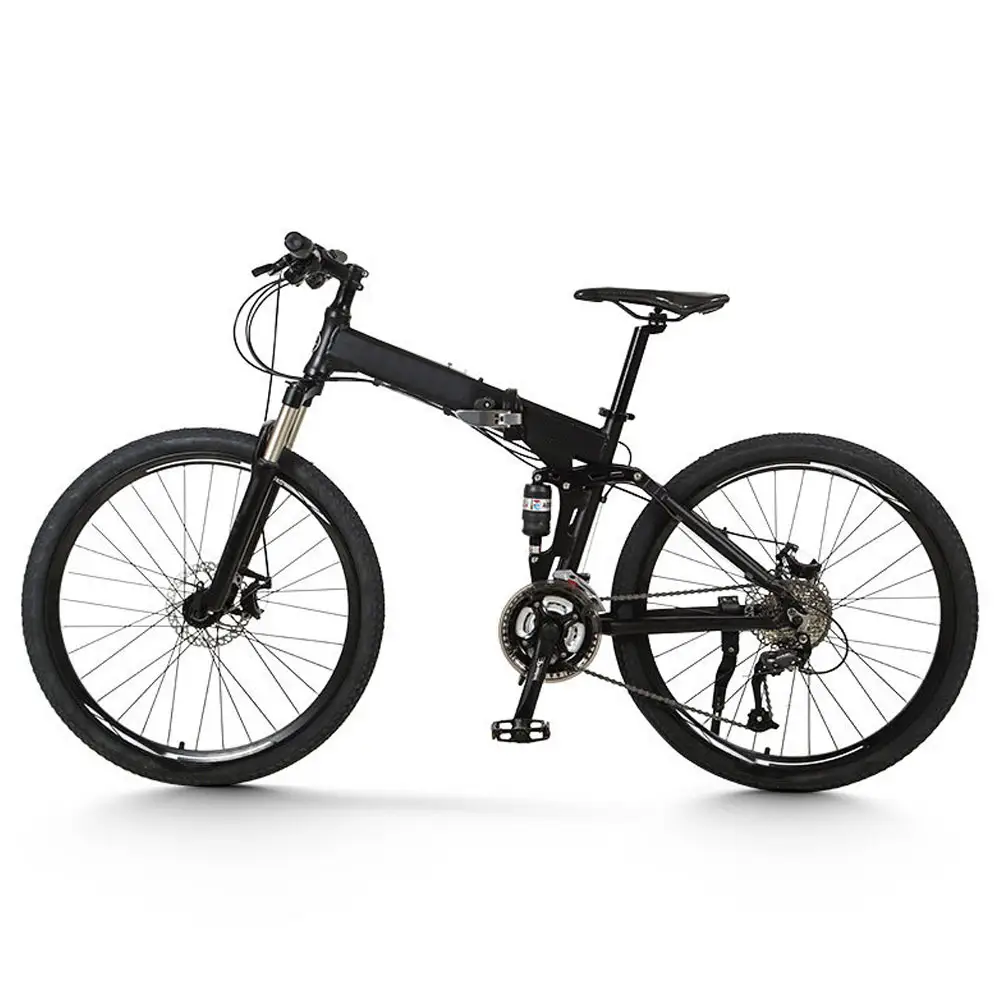 Marco de acero de alto carbono para bicicleta de montaña, Marco plegable, suministro de fábrica, todoterreno, en venta