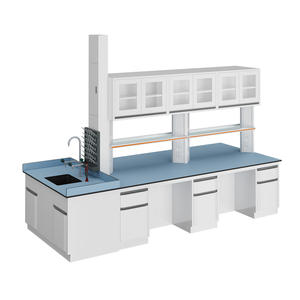 TMOON 530B RVS laboratoriumtafel met aanpasbare afmeting voor werkplaats, school, ziekenhuis - modern design laboratoriummeubilair - Product Image 5