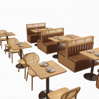 Chaise en rotin de luxe avec structure en fer pour restaurant et café - Vente flash (chaise uniquement)