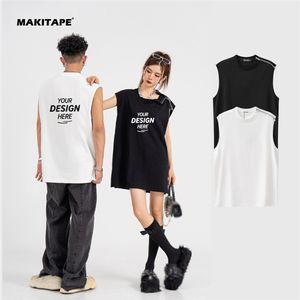 TI104 Débardeur unisexe d'été en maille 230 GSM 100% coton, grande taille, style urbain, coupe oversize, pour homme, écologique, respirant, long - Product Image 1