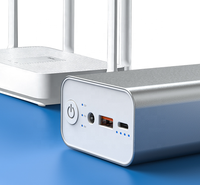 Batterie externe 30000mAh 65W PD QC3.0 avec charge solaire, station d'alimentation portable pour ordinateur portable