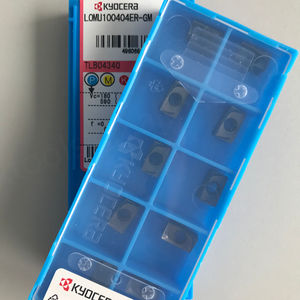 เม็ดมีดกลึงโลหะผสมทังสเตนคาร์ไบด์ LOMU100404ER-GM PR1525 สำหรับเครื่องกลึง CNC ยี่ห้อ Kyocera ผลิตโดย OEM ขนาด 25 มม. รูปทรงหลายเหลี่ยม เคลือบ PCD/PCBN แข็งพิเศษ - Product Image 4