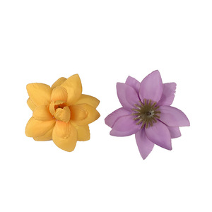 Fleurs artificielles de gloire du soir, diamètre 10 cm, roses en soie, décorations de mariage DIY, accessoires pour la maison - Product Image 5