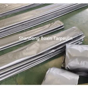 Vietnam Manufacturer Supplies Pvc Coated Canvas Tarpaulin Pvc Tarpaulin Striped Awning Fabric For Carport Tarpaulin