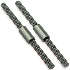 Customized micro machining spline shaft, precision knurled long spline shaft for automobile parts