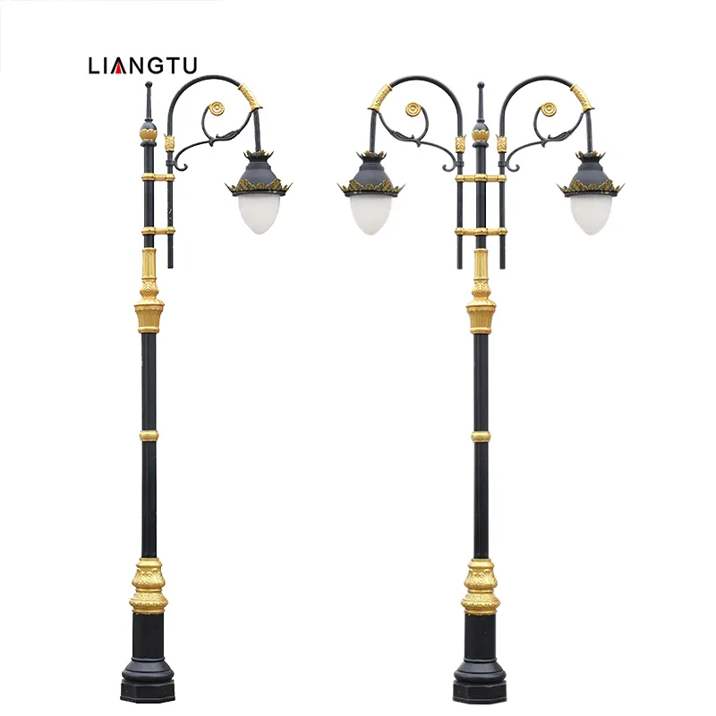 Лидер продаж, винтажный алюминиевый декоративный светильник, классический уличный фонарь, садовый фонарь для уличного ландшафтного освещения