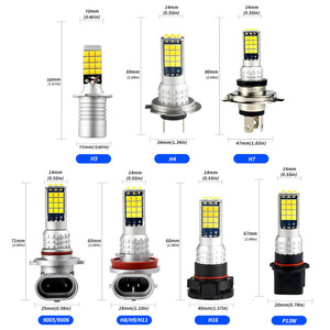 ไฟตัดหมอก LED สำหรับรถยนต์ H11 9006 H4 H7 3030 30 ไฟตัดหมอกหน้า, ไฟรถยนต์, ไฟตัดหมอกสองสี - Product Image 5