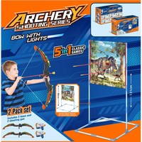 Jeu de tir à l'arc et à la flèche, cible de lancer de hache, jeu de fléchettes avec support, fléchettes en tissu, jouet sportif d'intérieur et d'extérieur pour enfants