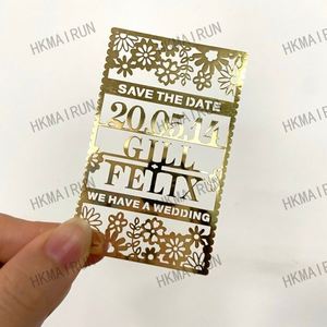 Tarjeta de Presentación Metálica Grabada con Láser para el Día Nacional, Gran Venta - Product Image 4