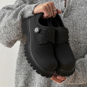241229 Offre Spéciale chaussures à plateforme pour hommes chaussures habillées noires chaussures derby - Product Image 2