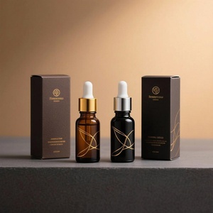 Personalized logo Printed 15ml 30ml 50ml Packaging Skincare Glass <b>Bottle</b> Serum <b>Bottle</b> Essential Oil <b>Dropper</b> <b>Bottles</b> - Product Image 2