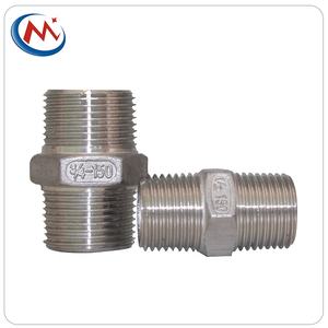 <span class=keywords><strong>Cp</strong></span> הארכת פטמה נירוסטה ניקוז אבזרי צנרת צינור הולם צלב נירוסטה הפחתת משושה הברגה פטמה - Product Image 6