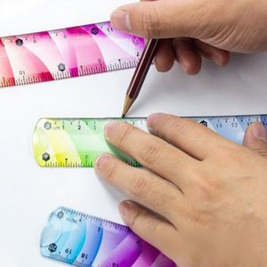 <span class=keywords><strong>Regla</strong></span> Flexible de PVC, Marcador de Libros de Plástico Suave de 15 cm, Material de Medición para Estudiantes y Oficina, Transparente, Recta, Imprimible con Logotipo - Product Image 1