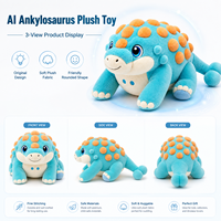 Juguete de Peluche con Relleno de Algodón PP Súper Suave - Dinosaurio, Regalo de Cumpleaños y Aniversario para Niños y Adolescentes