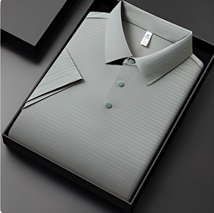 เสื้อโปโลผู้ชายแฟชั่นเรียบง่ายสบายๆ ปี 2026 ผ้าฝ้ายแท้ ระบายอากาศได้ดี ป้องกันการเป็นขุย เส้นใยอเนกประสงค์ เสื้อโปโลผู้ชายลำลอง - Product Image 4