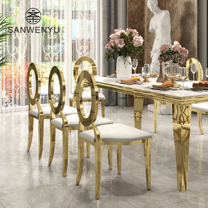 <span class=keywords><strong>Pas</strong></span> <span class=keywords><strong>cher</strong></span> Prix Nouveau Design Or En Acier Inoxydable Chaise <span class=keywords><strong>De</strong></span> Massage D'événement Meubles Banquet Partie À Manger Chaise Pour <span class=keywords><strong>Mariage</strong></span> - Product Image 4