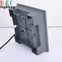 Brique LED en verre 200*200mm IP67 pour extérieur, couleur RGB modifiable, brique LED multi-motifs