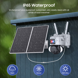 For 12X Dual Lens 20W Solar Powered Battery PTZ <b>Camera</b> PIR Detection 2 Months Standby Time <b>WiFi</b> <b>Security</b> Surveillance ST-558-6M- - Product Image 5