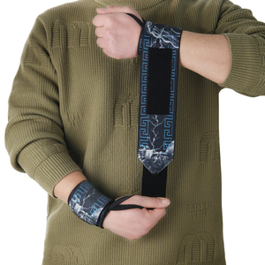 Logotipo personalizado <span class=keywords><strong>Anime</strong></span> Berserk ajustable gimnasio Fitness Powerlift pulsera entrenamiento soporte entrenamiento levantamiento de pesas <span class=keywords><strong>muñequeras</strong></span> - Product Image 5