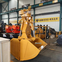 Bucket Hidrolik Clamshell Monde 0.5-3.5 m untuk Excavator Bersertifikasi CE & Sesuai ISO untuk Pembersihan Reservoir & Perawatan Jalur Air