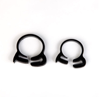 Colliers de serrage à double mâchoire à cliquet réglables en plastique, métriques 3,8-27,6 mm, type OEM
