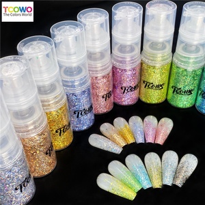 Corpo glitterato spray olografico irregolare frammenti luccicanti brillano in polvere per il corpo glitter Spray per il viso del corpo decorazione del partito - Product Image 2
