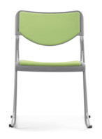 Chaise de formation moderne en tissu Nuogo avec hauteur réglable - Empilable pour les écoles et les églises - Garantie de 1 à 3 ans