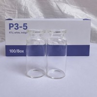 Flacon d'injection en verre borosilicate ISO 15378 GMP 22x50mm, flacon tubulaire pharmaceutique de type I 10ml pour la fabrication de médicaments stériles