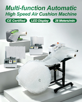 Machine de gonflage automatique numérique pour film à coussin d'air Boyang 500W avec support de bobine