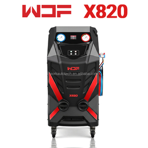 เครื่องกู้คืนและเติมน้ำยาแอร์รถยนต์รุ่นล่าสุด WDF X820 สำหรับน้ำยา R134a สถานีบริการแอร์ - Product Image 2