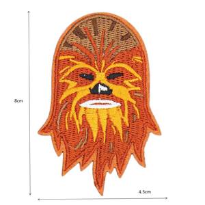 Écusson brodé <span class=keywords><strong>Star</strong></span> <span class=keywords><strong>Wars</strong></span> <span class=keywords><strong>Chewbacca</strong></span> à thermocoller/coudre pour vestes, sacs à dos, décoration DIY - Product Image 5