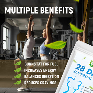 Meilleur thé minceur personnalisé de qualité supérieure pour adultes pour perdre du poids Boost Energy Organic Detox Tea Fast 28 Days Slimming Tea for Weight Loss - Product Image 3