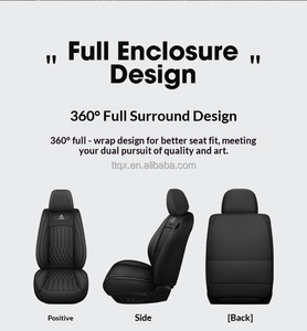 Coprisedili in Pelle di Design Premium, Set Completo Universale per 5 Posti, Adatto per <span class=keywords><strong>Opel</strong></span> Astra <span class=keywords><strong>Corsa</strong></span> Mokka Grandland, con Cuciture a Diamante, Lavorazione Raffinata - Product Image 5