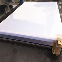 Vente en gros de plaques acryliques blanches personnalisées 2m*3m, découpe gratuite, livraison rapide pour meubles, vitrine, mur décoratif