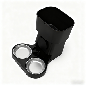 7L 스테인리스 스틸 & 플라스틱 휴대용 자동 애완동물 급식기 WiFi 앱 제어 충전식 시간 설정 고양이 & 개용 - Product Image 4