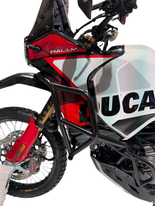 Qualité chinoise pour l'usinage Protecteur de phare en aluminium en acier inoxydable découpé au laser classique Moto Guzzi Husquvarna usiné CNC - Product Image 2