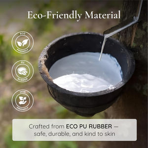 Tapis de yoga personnalisé antidérapant, absorbant les chocs, en PU et caoutchouc naturel, rond, avec soutien de la voûte plantaire pour femmes, pour la maison, la salle de sport et les exercices - Product Image 6