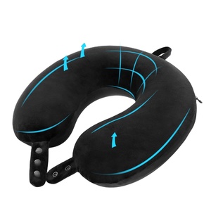 Tùy Biến Chuyến Bay Có Thể Gập Lại Du Lịch Hình Chữ U Cổ Gối Cho Máy Bay Mềm Hỗ Trợ Chậm Phục Hồi Bộ Nhớ Bọt Gối Với Logo - Product Image 6
